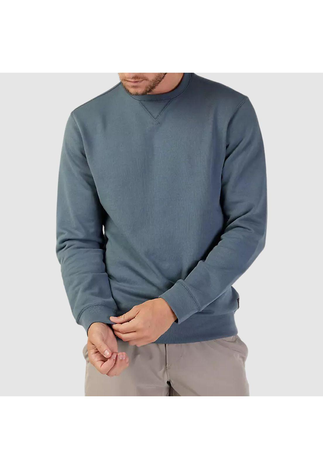 Poleron Lifestyle Level Up Azul Acero Fox-4