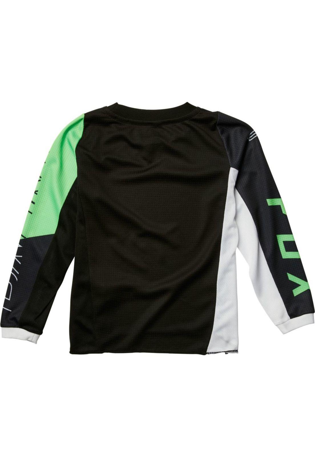 Polera Moto Infantil Skew Negro Fox-1