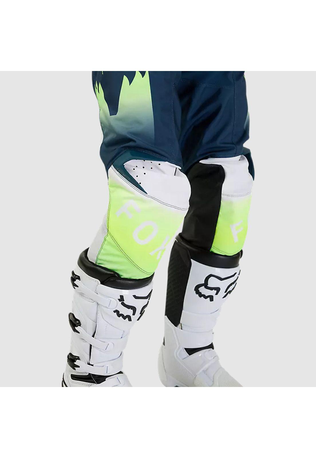 Pantalon Moto 180 Flora Azul Petroleo Fox-4