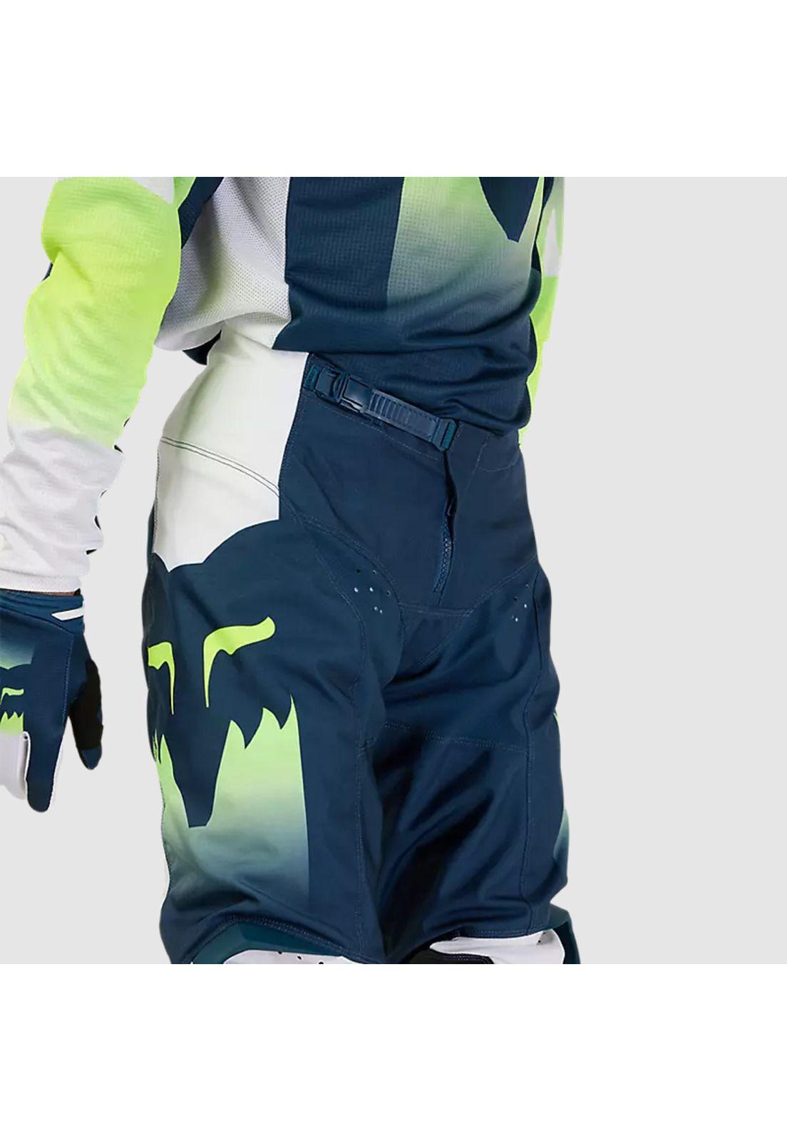 Pantalon Moto 180 Flora Azul Petroleo Fox-5