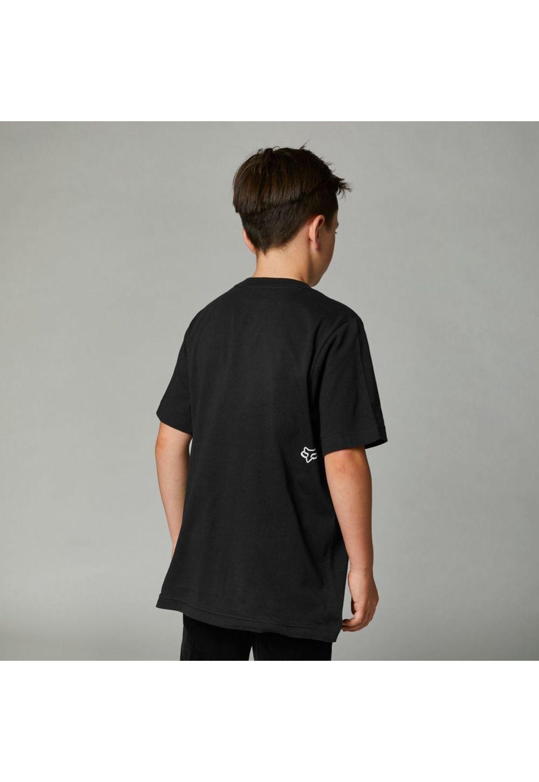 Polera Lifestyle Niño Honda Negro Fox-1