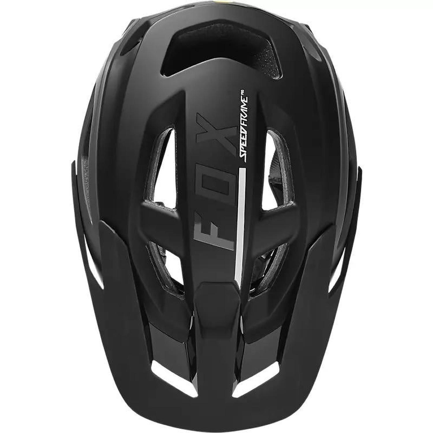Casco Bicicleta Speedframe Pro Blocked Negro Fox-2