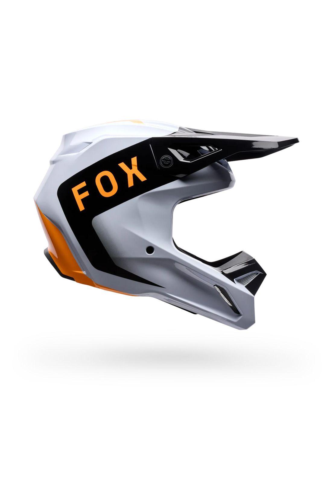 Casco Moto V1 Noble Negro/Blanco Fox-0
