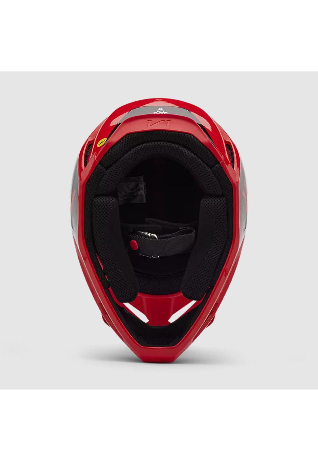 Casco Moto V1 Lean Rojo Fox-5