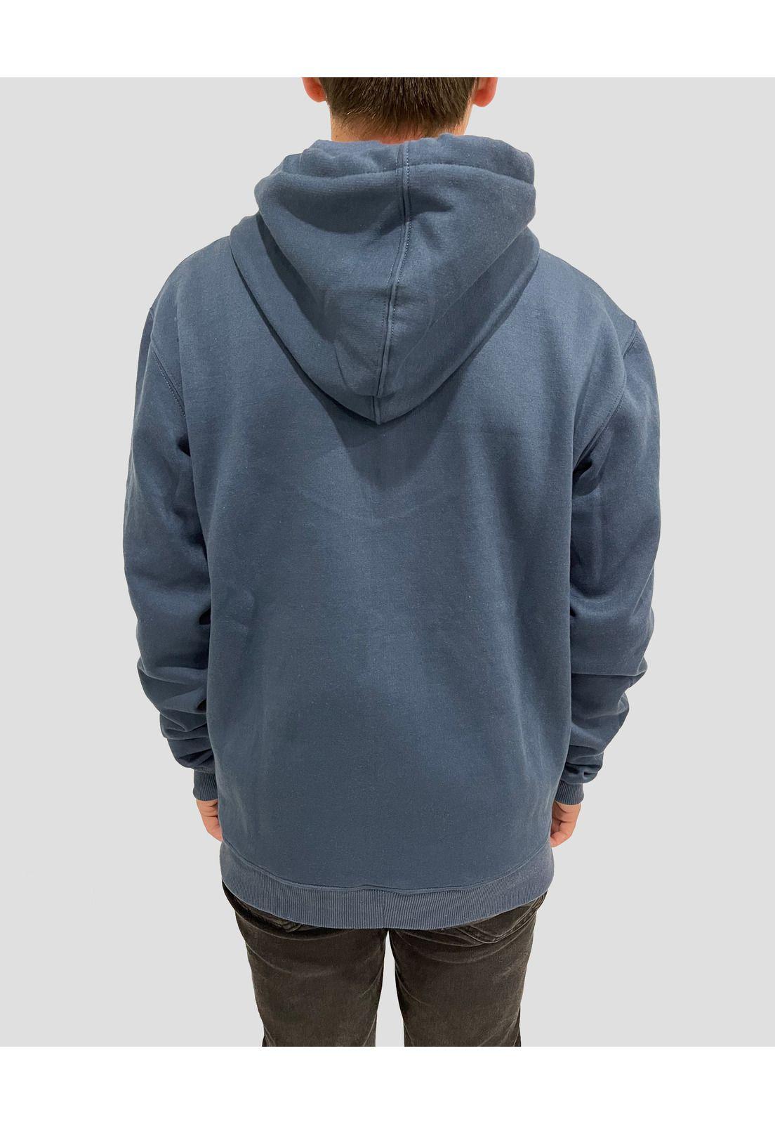 Poleron Lifestyle Destrakt Zip Azul Fox-4