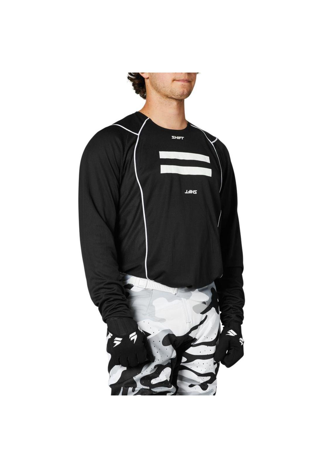 Polera Moto White Label GI Fro Negro Shift-0