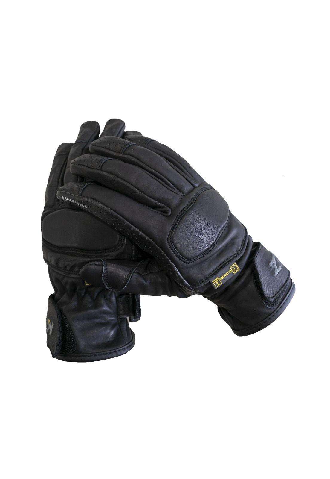 Guantes Moto Calle Mujer Quena Negro KMZ-1