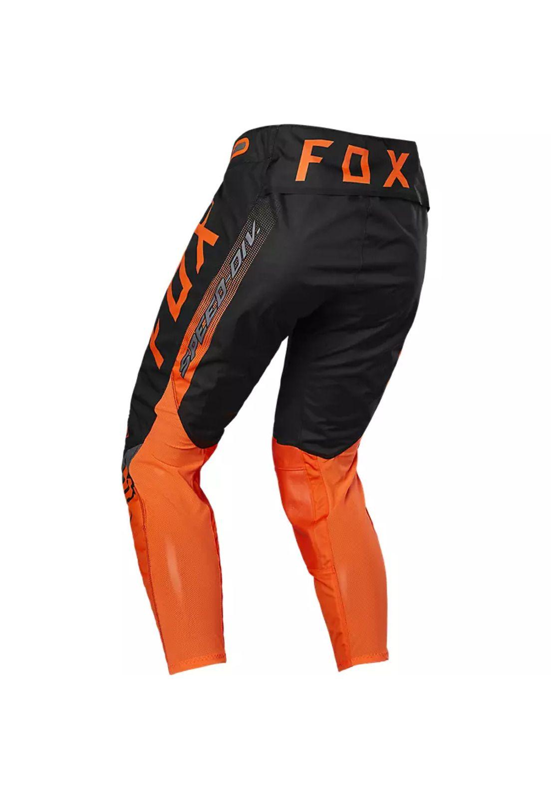 Pantalon Moto 360 Dier Naranjo Fox-2