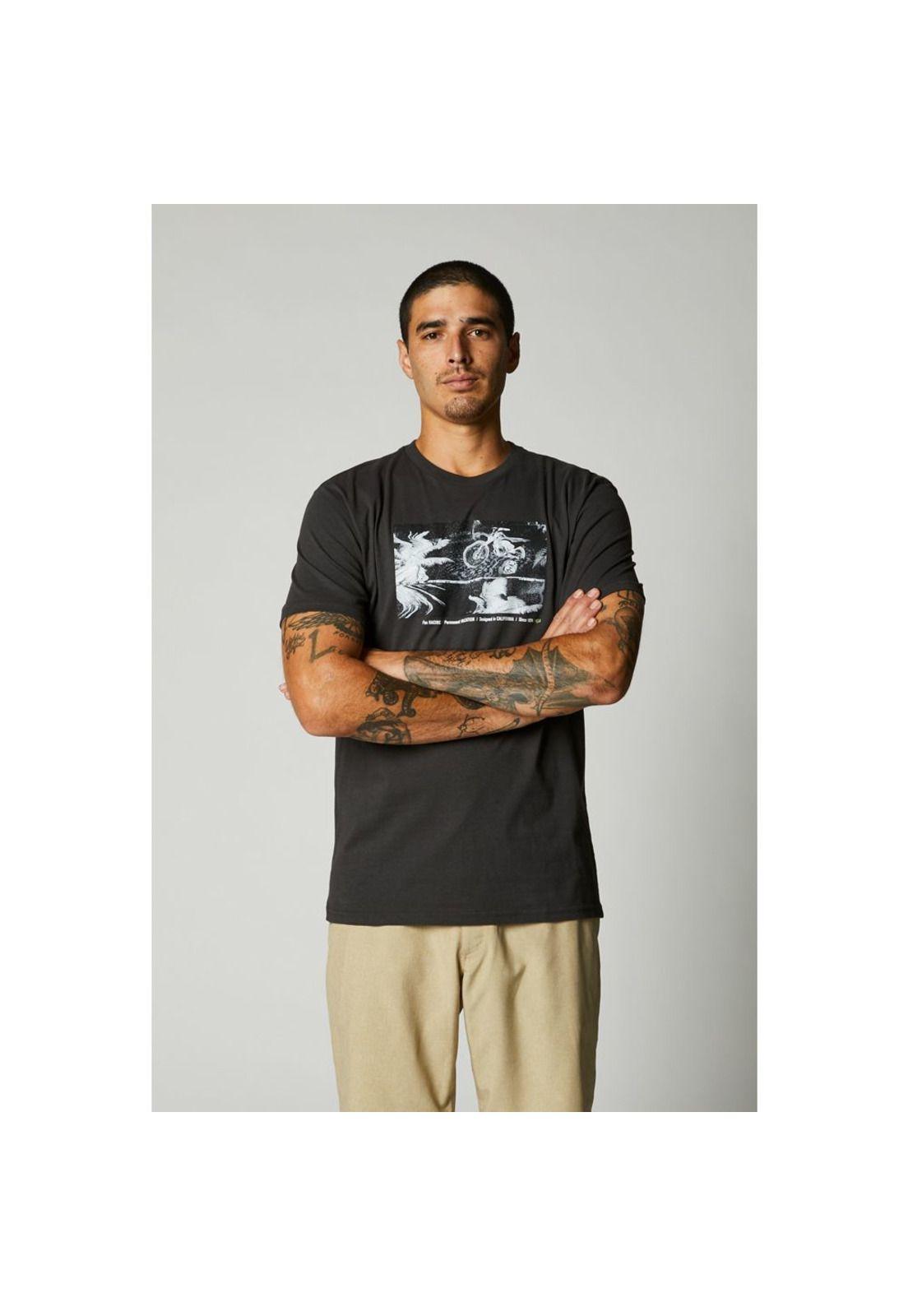 Polera Lifestyle Bad Trip SS Premium Tee Negro Fox-2