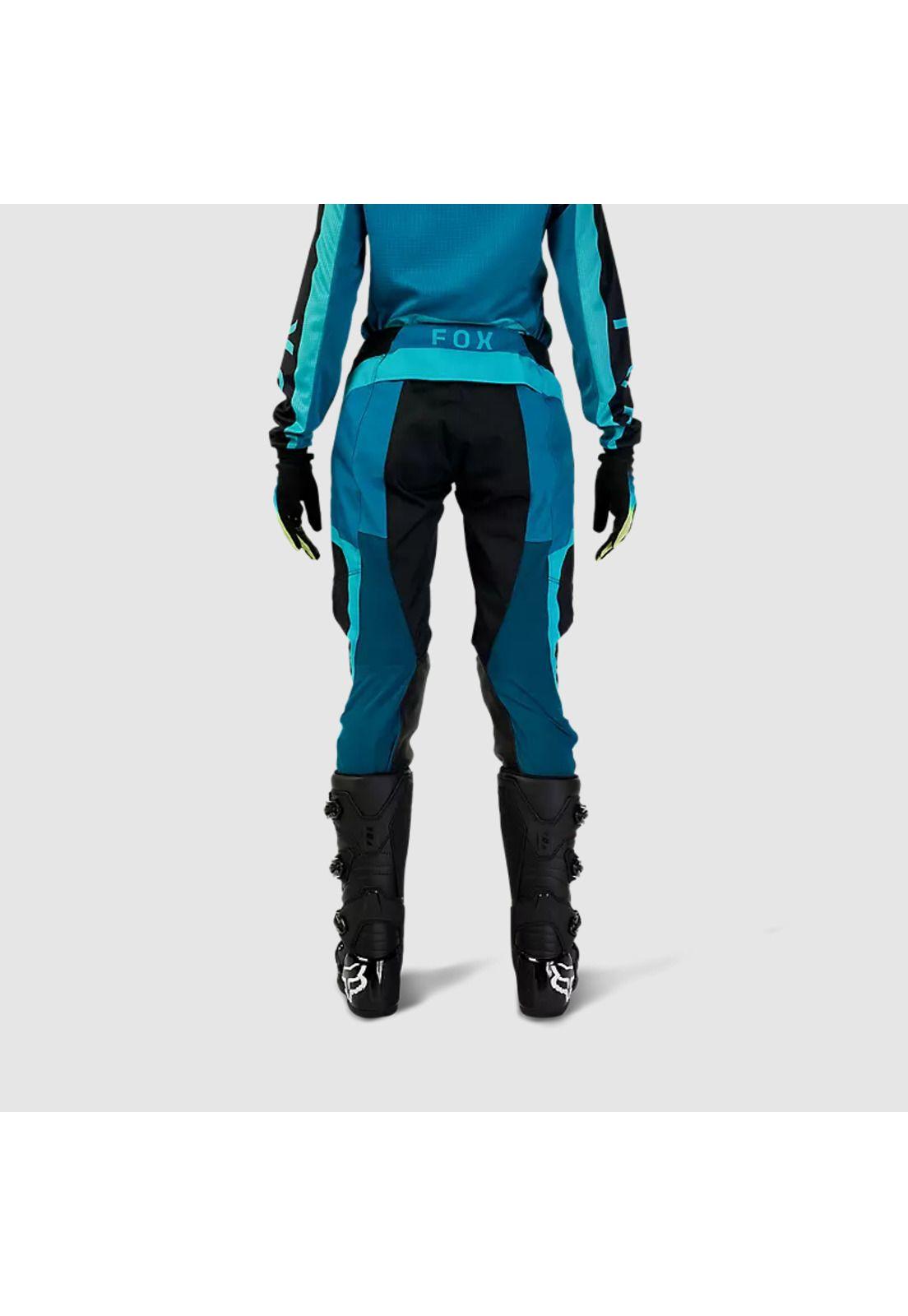 Pantalon Moto Mujer 180 Ballast Turquesa Fox-3