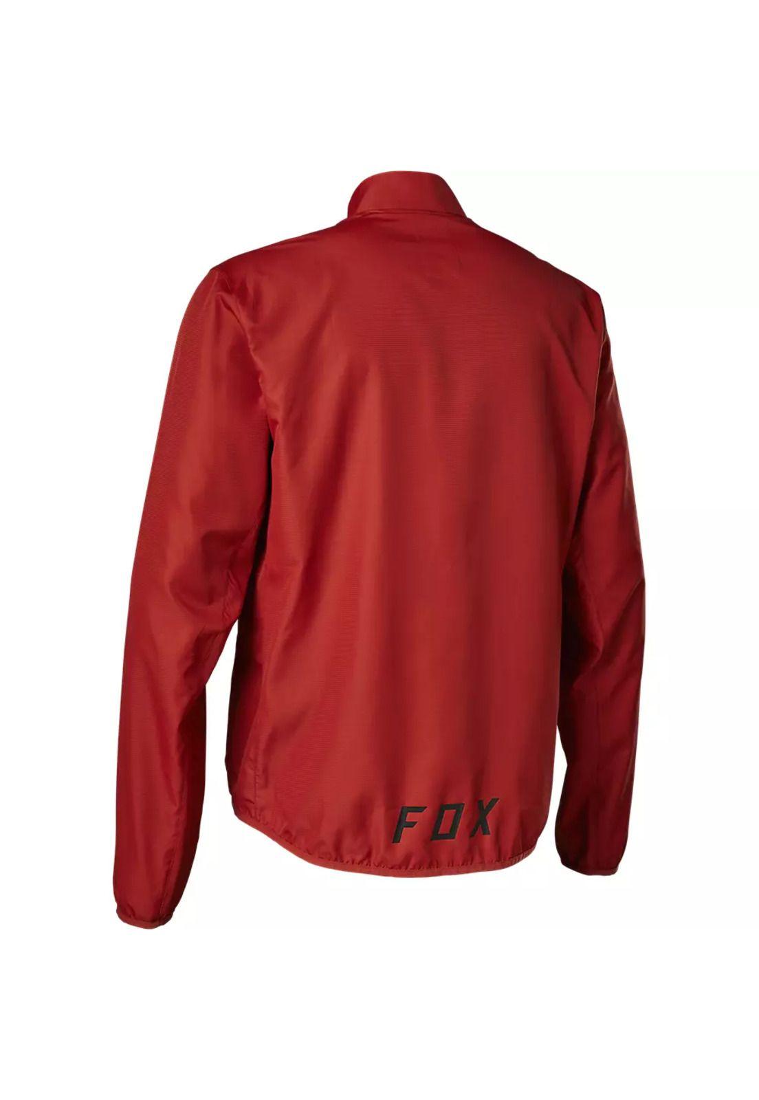 Chaqueta Cortavientos Bicicleta Ranger Rojo Fox-1