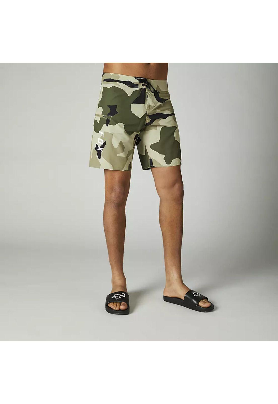 Traje de Baño Lifestyle Overhead 18" Camo Verde Fox-0