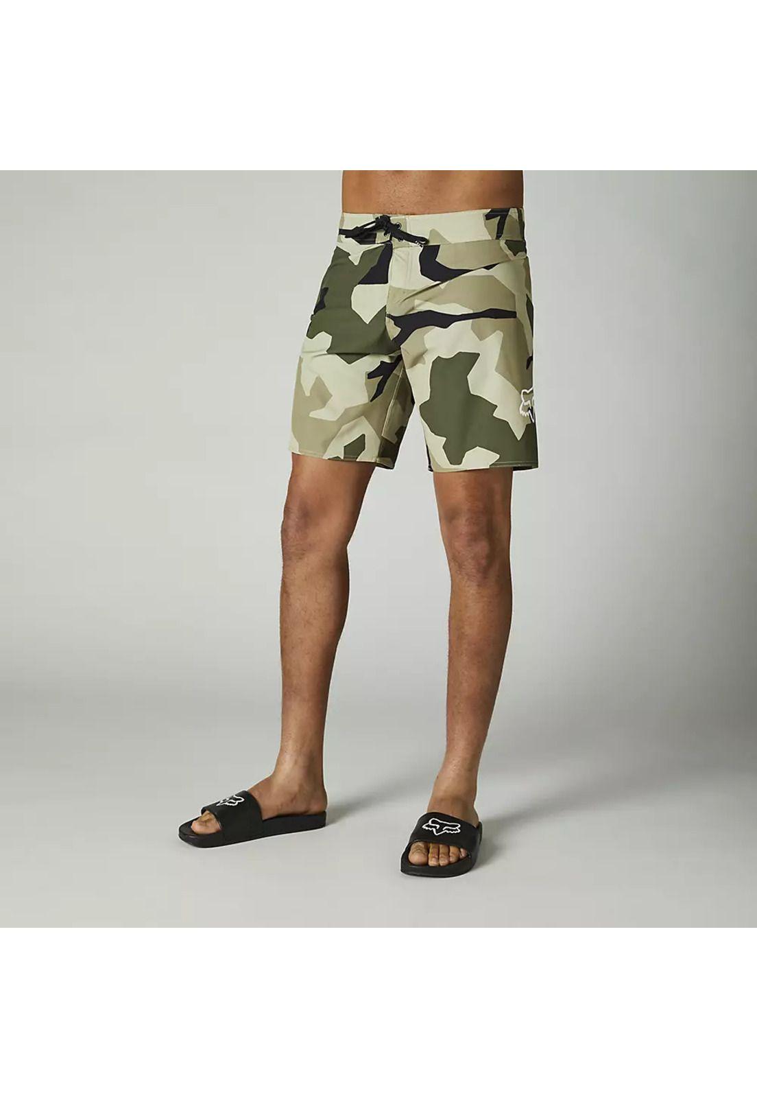 Traje de Baño Lifestyle Overhead 18" Camo Verde Fox-2