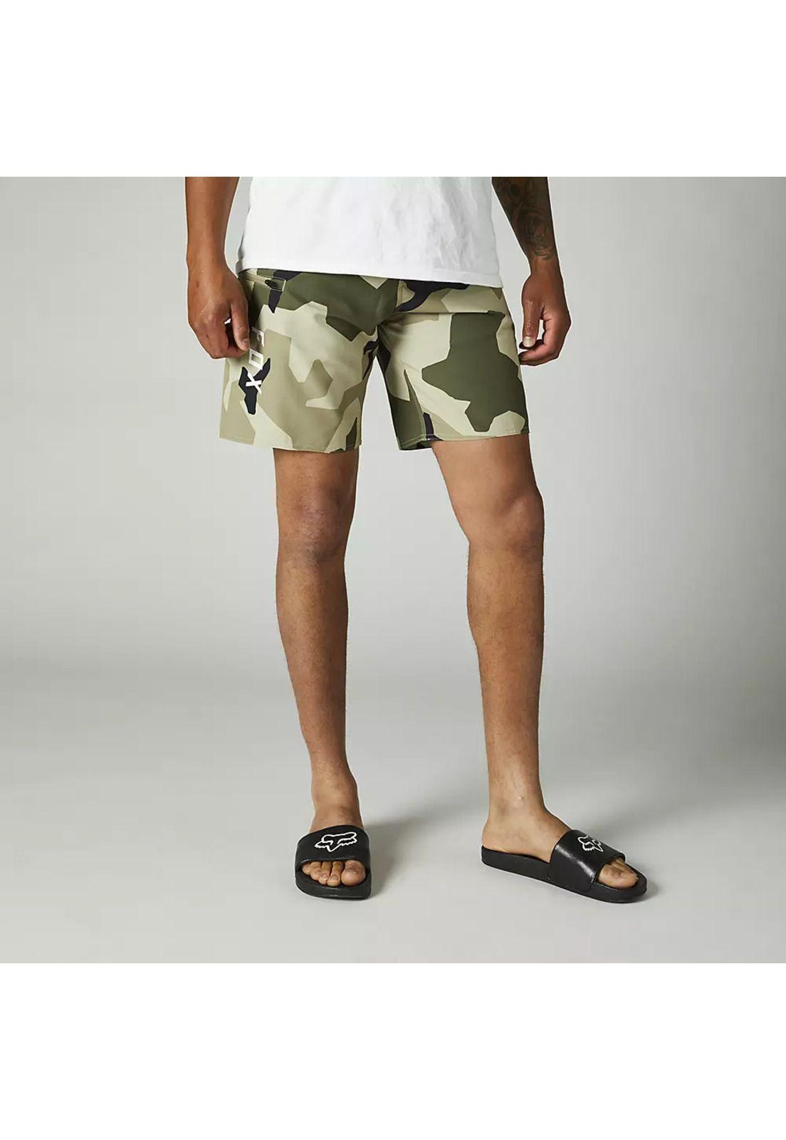 Traje de Baño Lifestyle Overhead 18" Camo Verde Fox-4