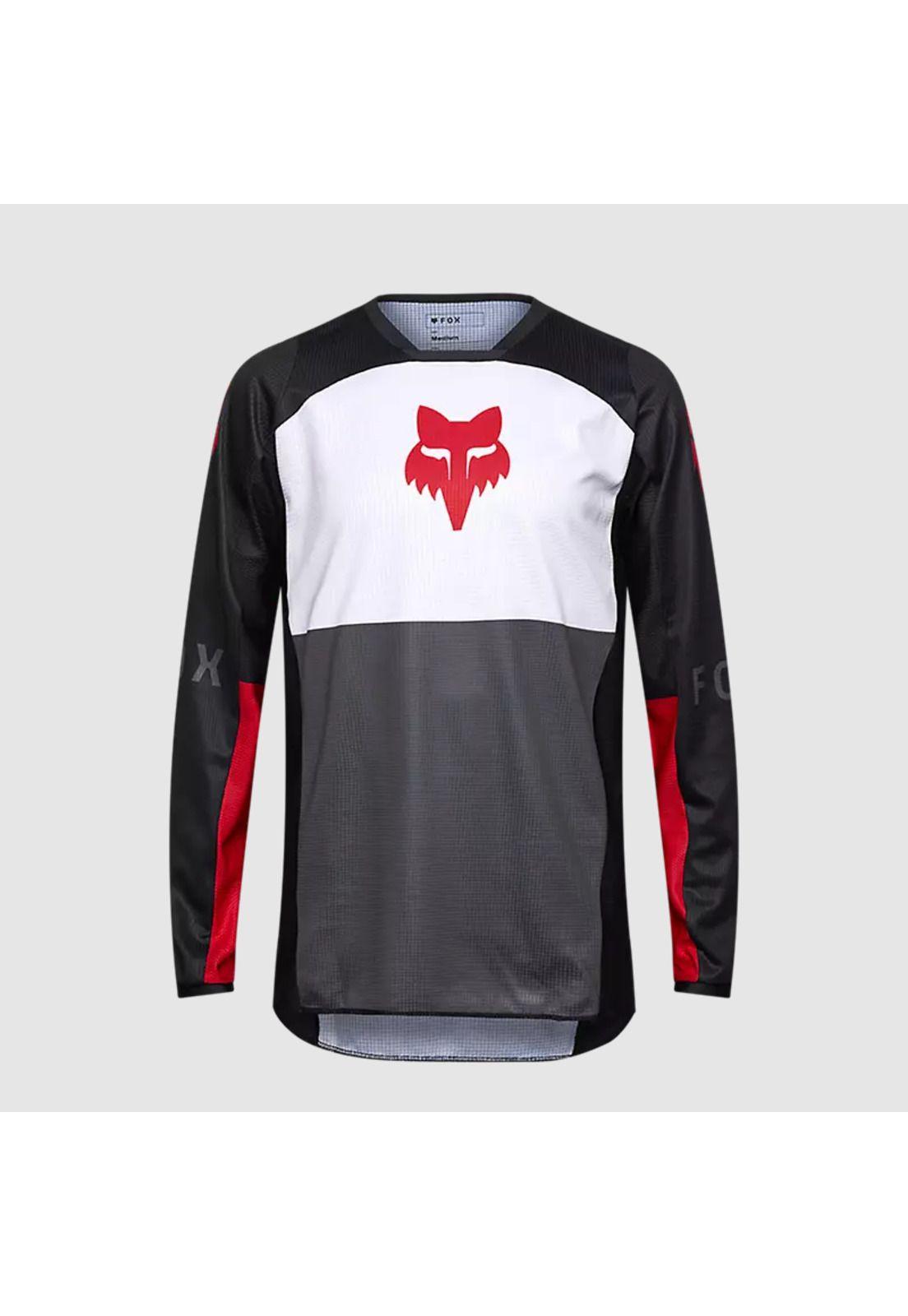 Polera Moto 180 Flow Negro Fox-0