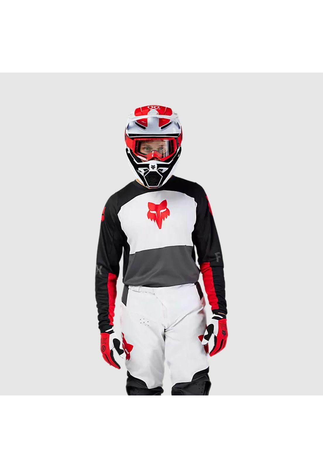 Polera Moto 180 Flow Negro Fox-2