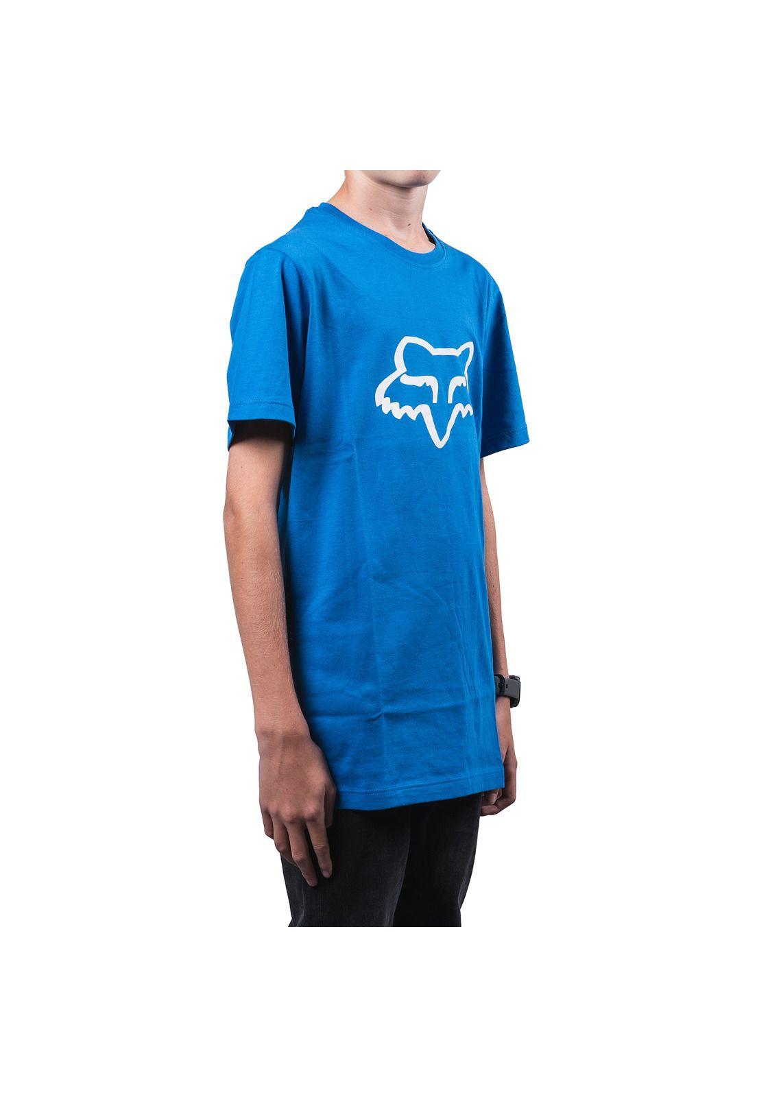 Polera Lifestyle Niño Legacy Moth Azul Fox-1