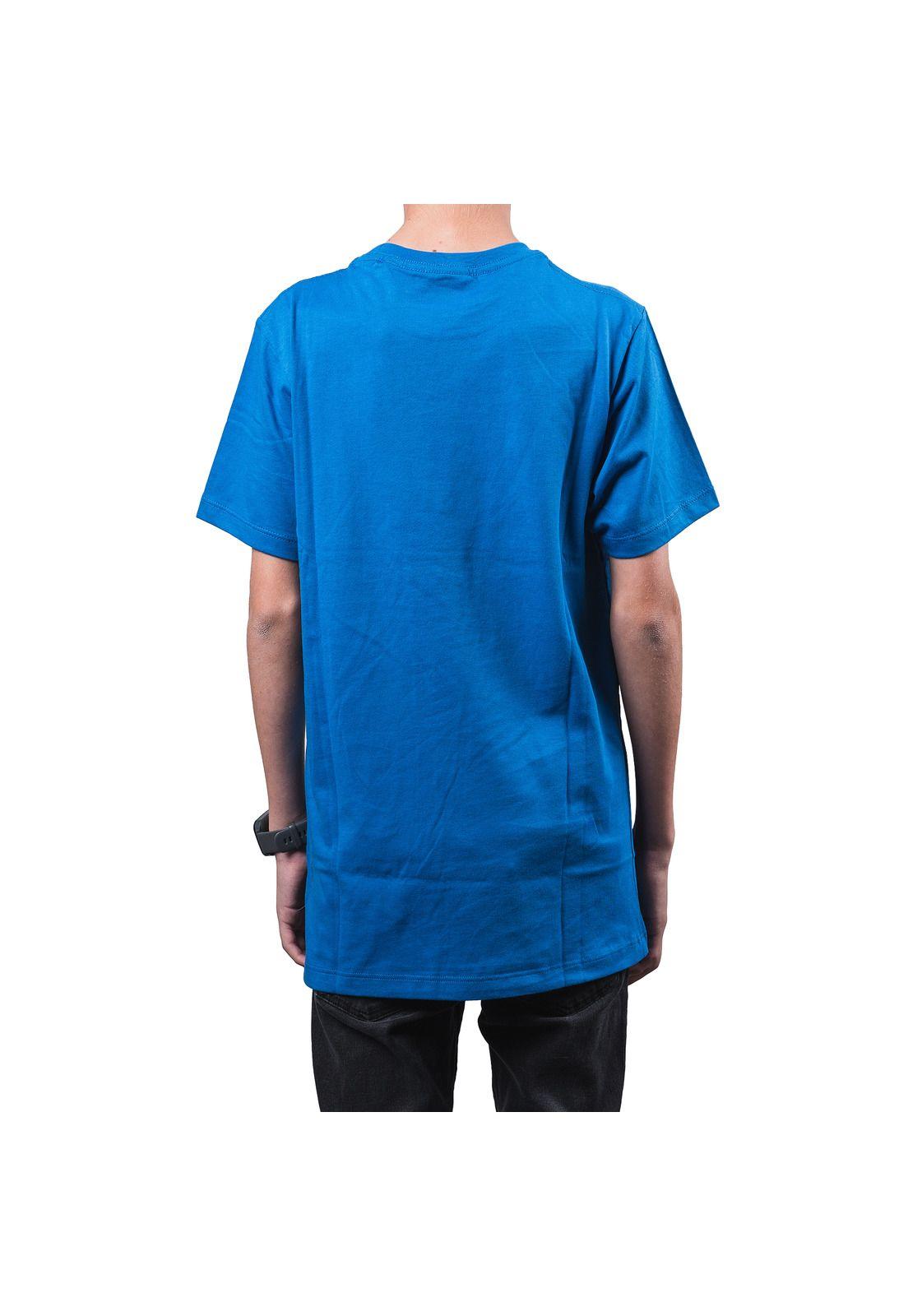 Polera Lifestyle Niño Legacy Moth Azul Fox-3