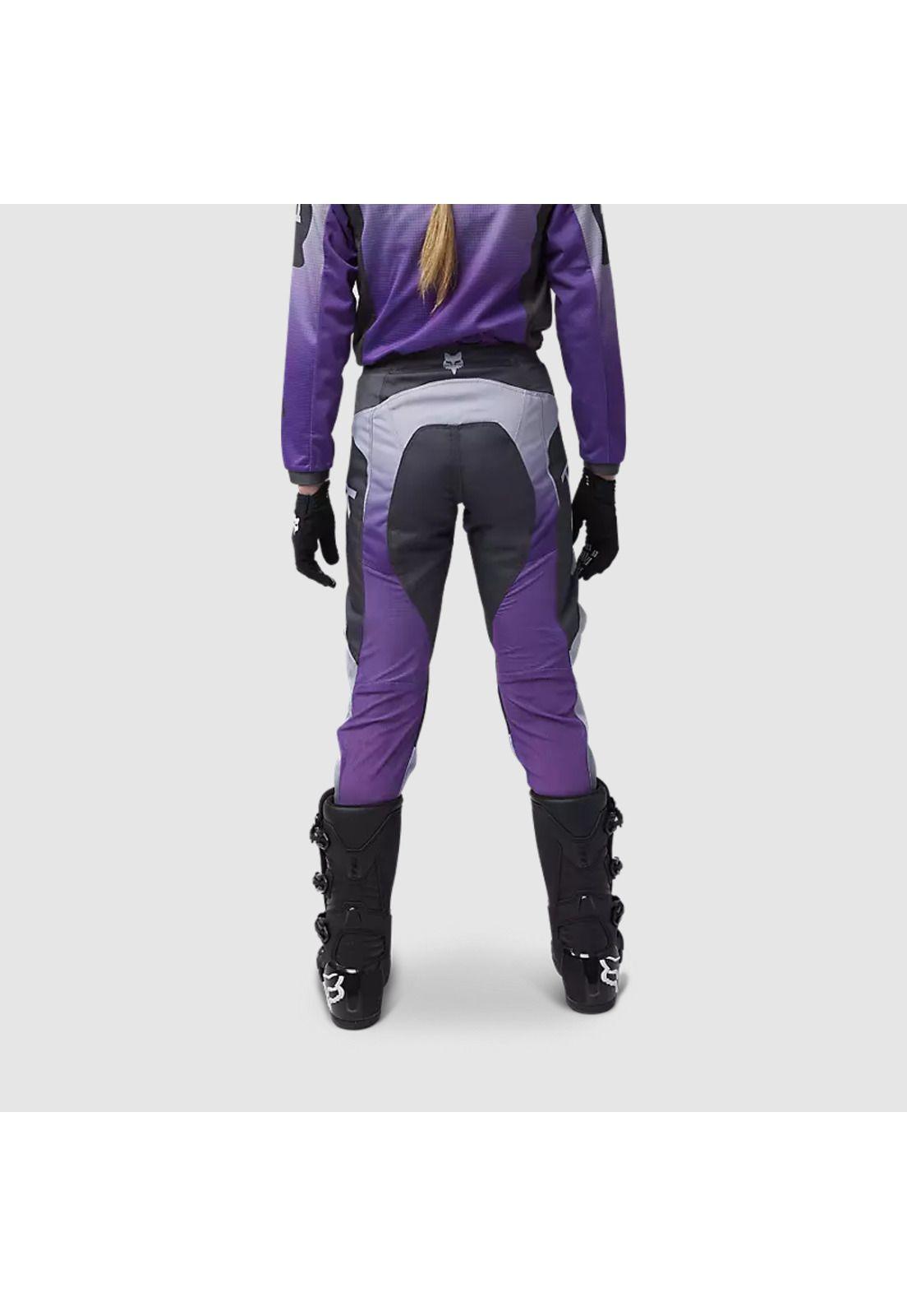 Pantalon Moto Niña 180 Lean Morado Fox-3