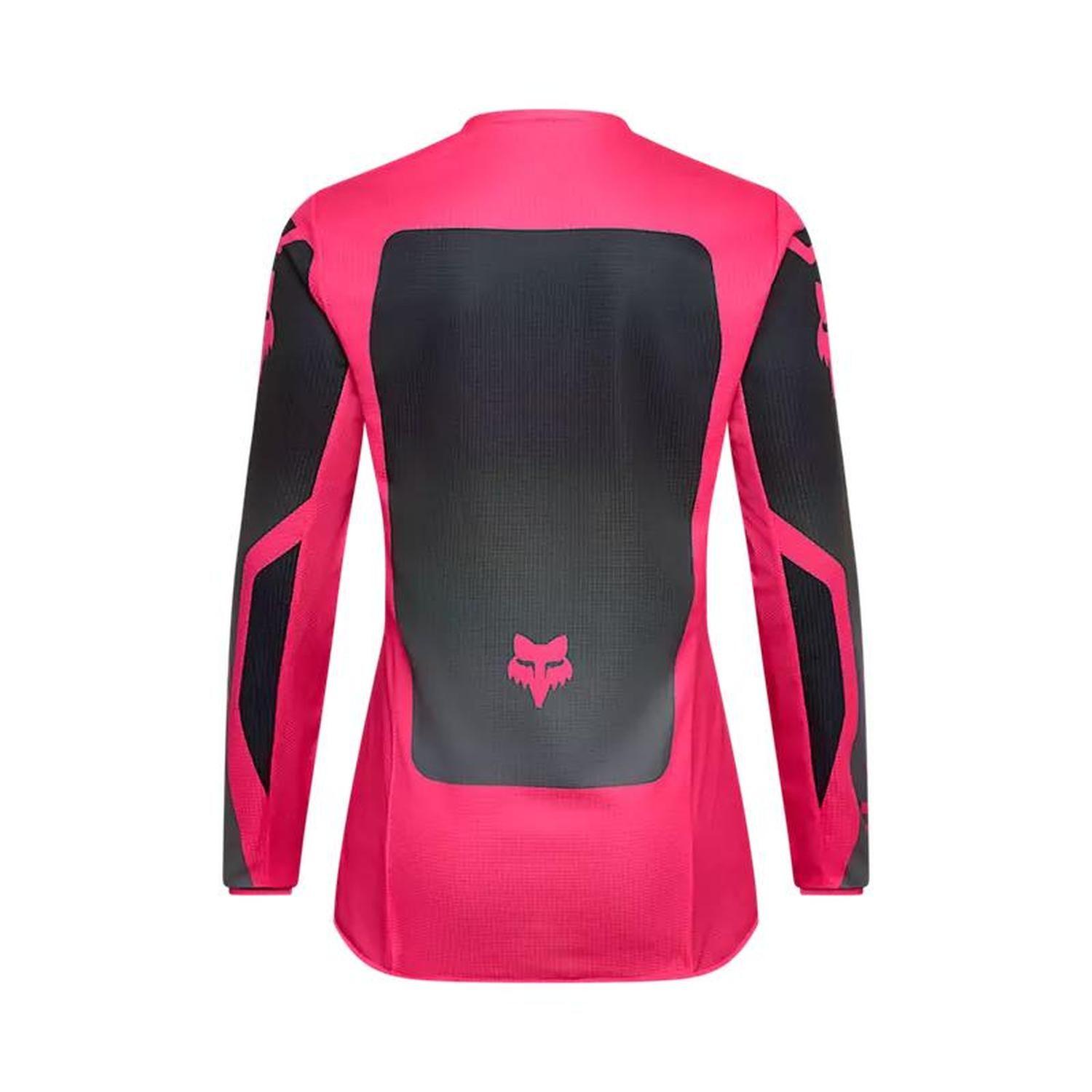 Polera Moto Mujer 180 Shield Negro/Rosado Fox-1