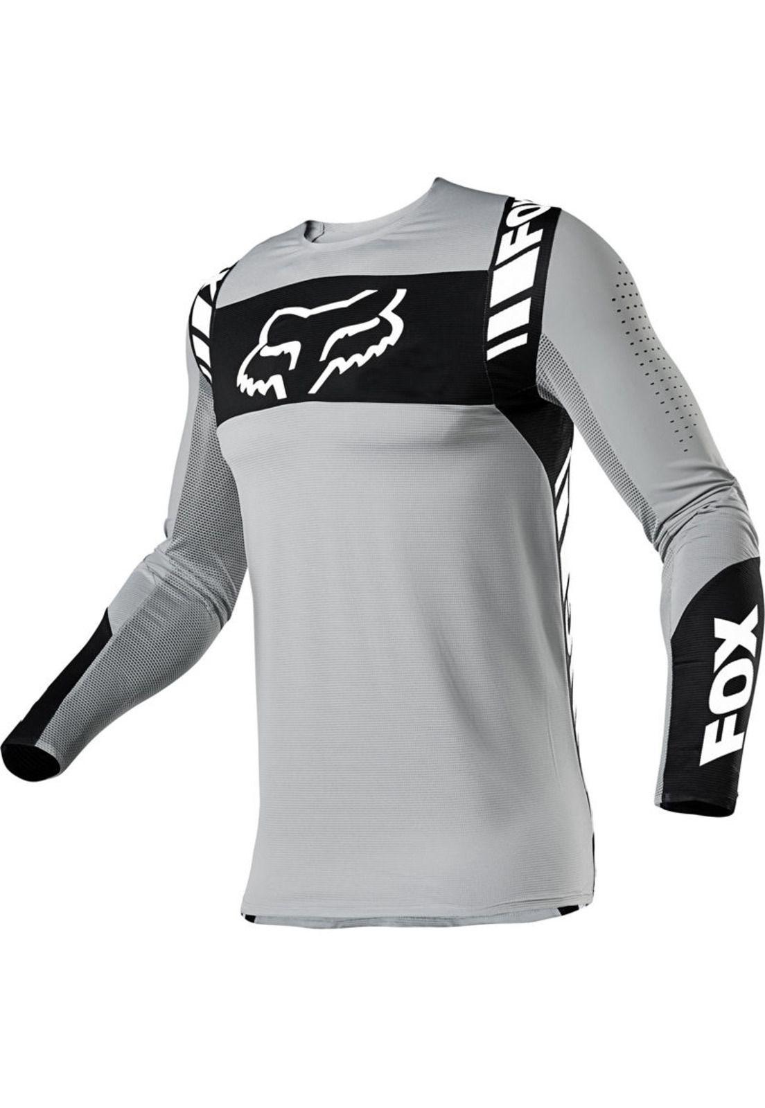 Polera Moto Flexair Mach One Gris Fox-0