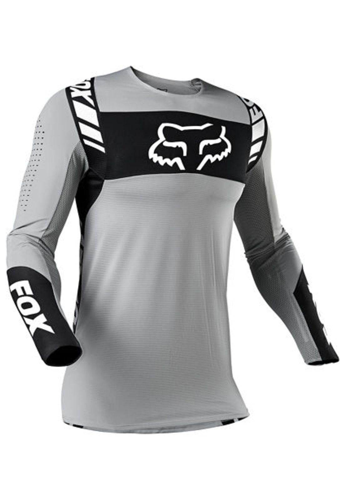 Polera Moto Flexair Mach One Gris Fox-1