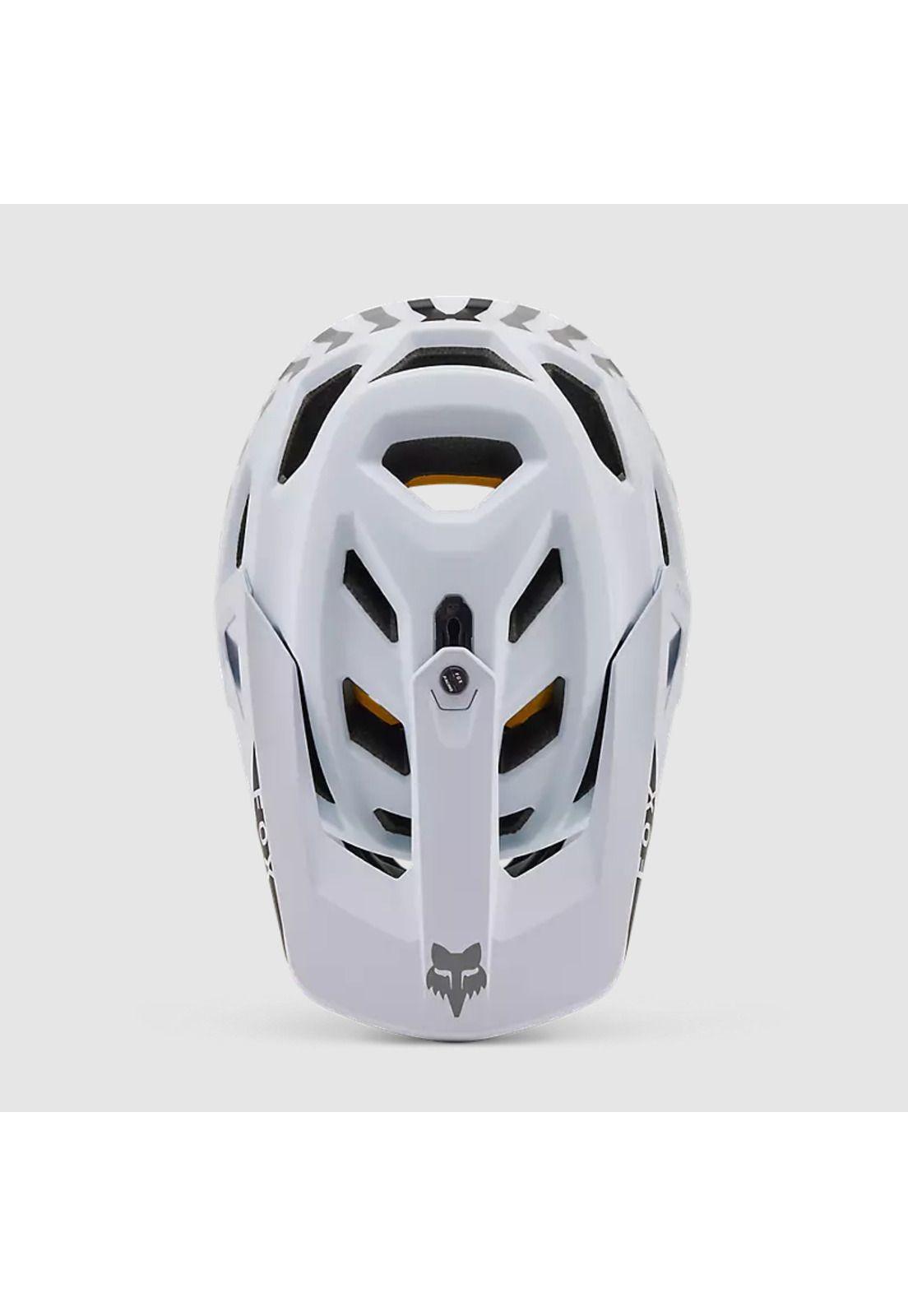 Casco Bicicleta New Proframe Nace CE Blanco Fox-3