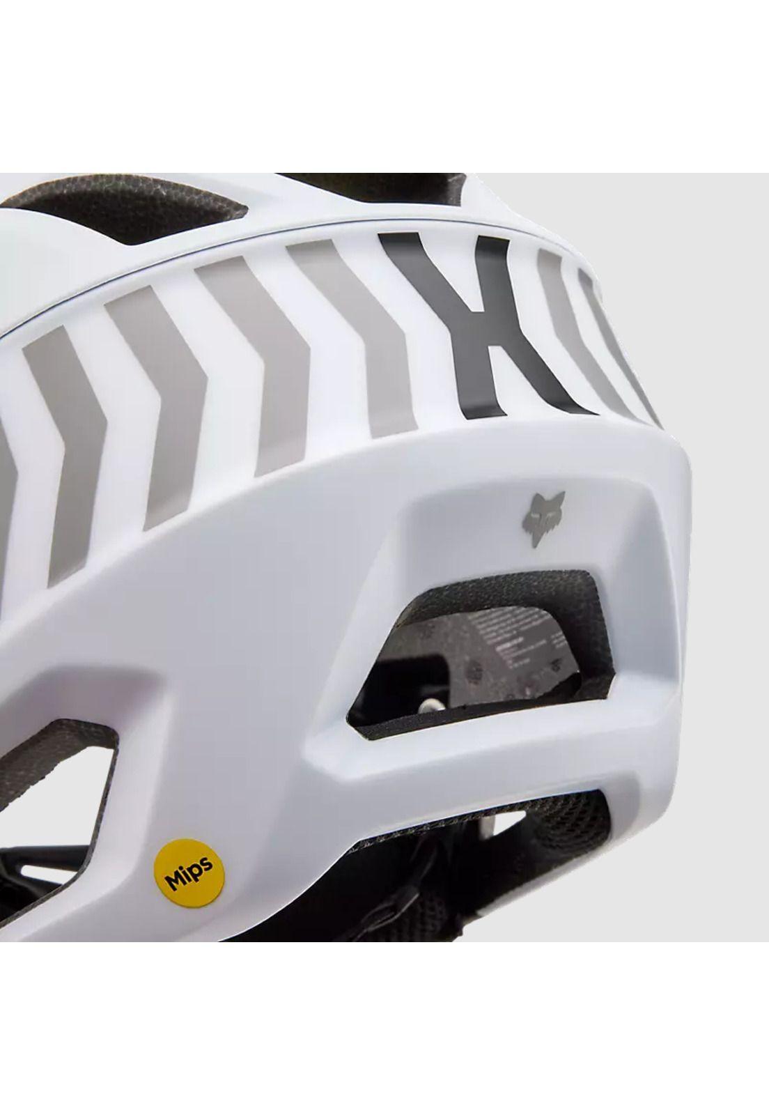 Casco Bicicleta New Proframe Nace CE Blanco Fox-6
