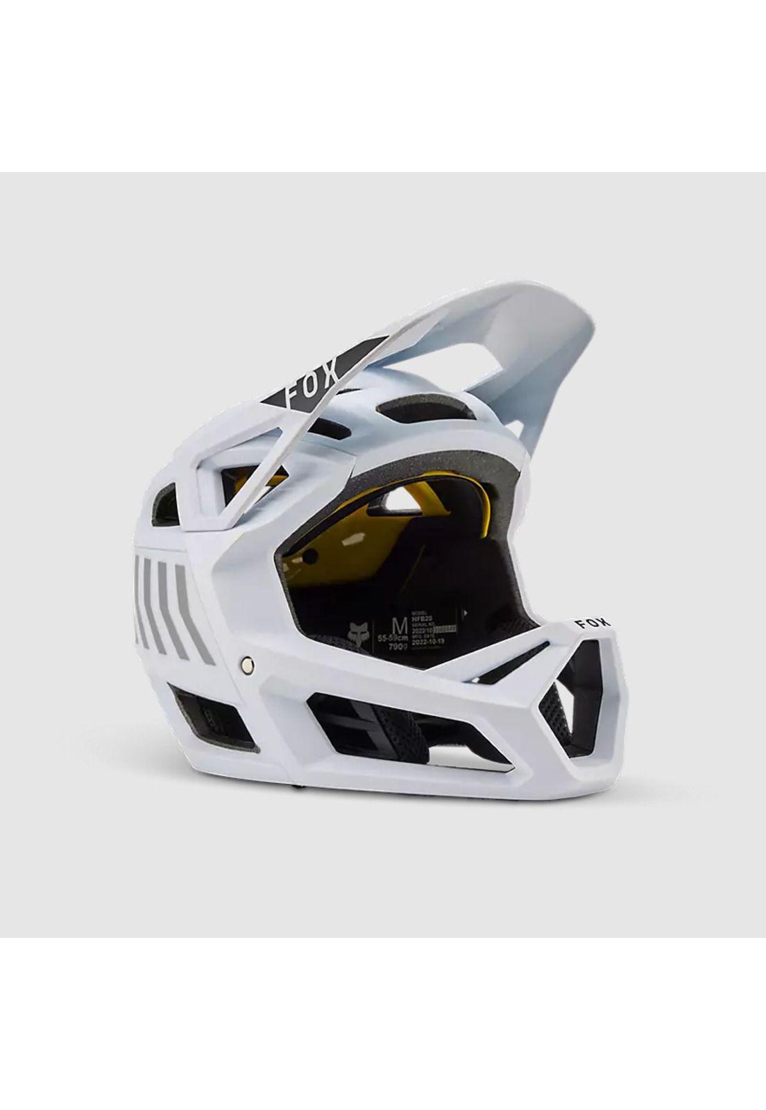 Casco Bicicleta New Proframe Nace CE Blanco Fox-0