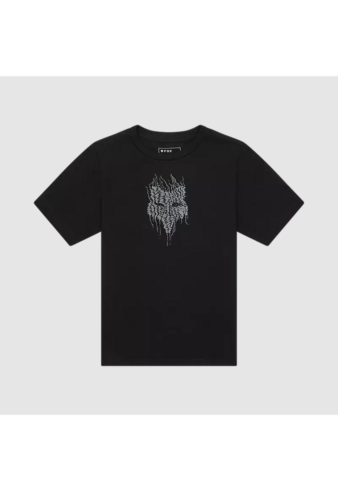 Polera Lifestyle Niño Bark Negro Fox-0