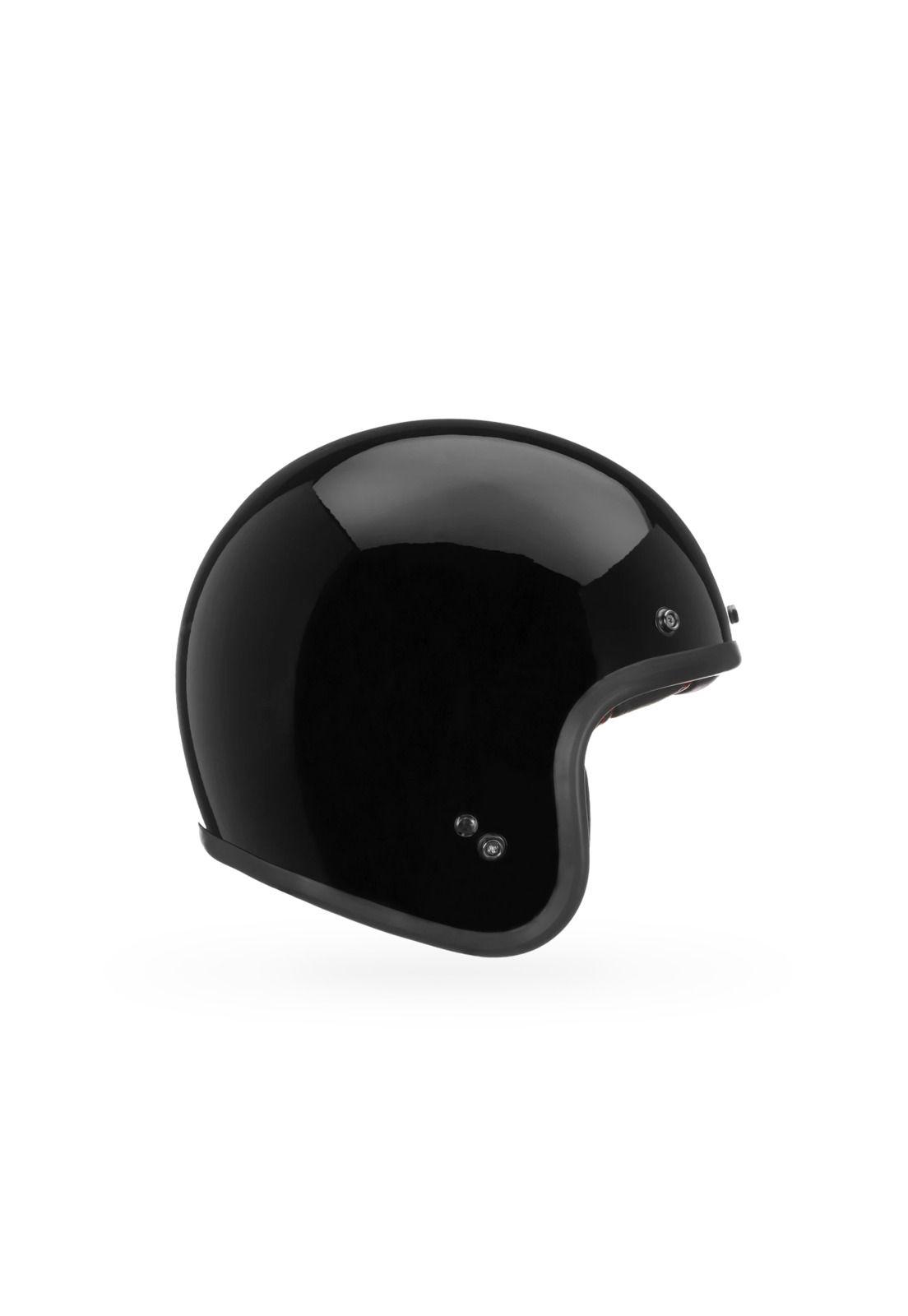 Casco Moto Calle Custom 500 Negro Bell-0