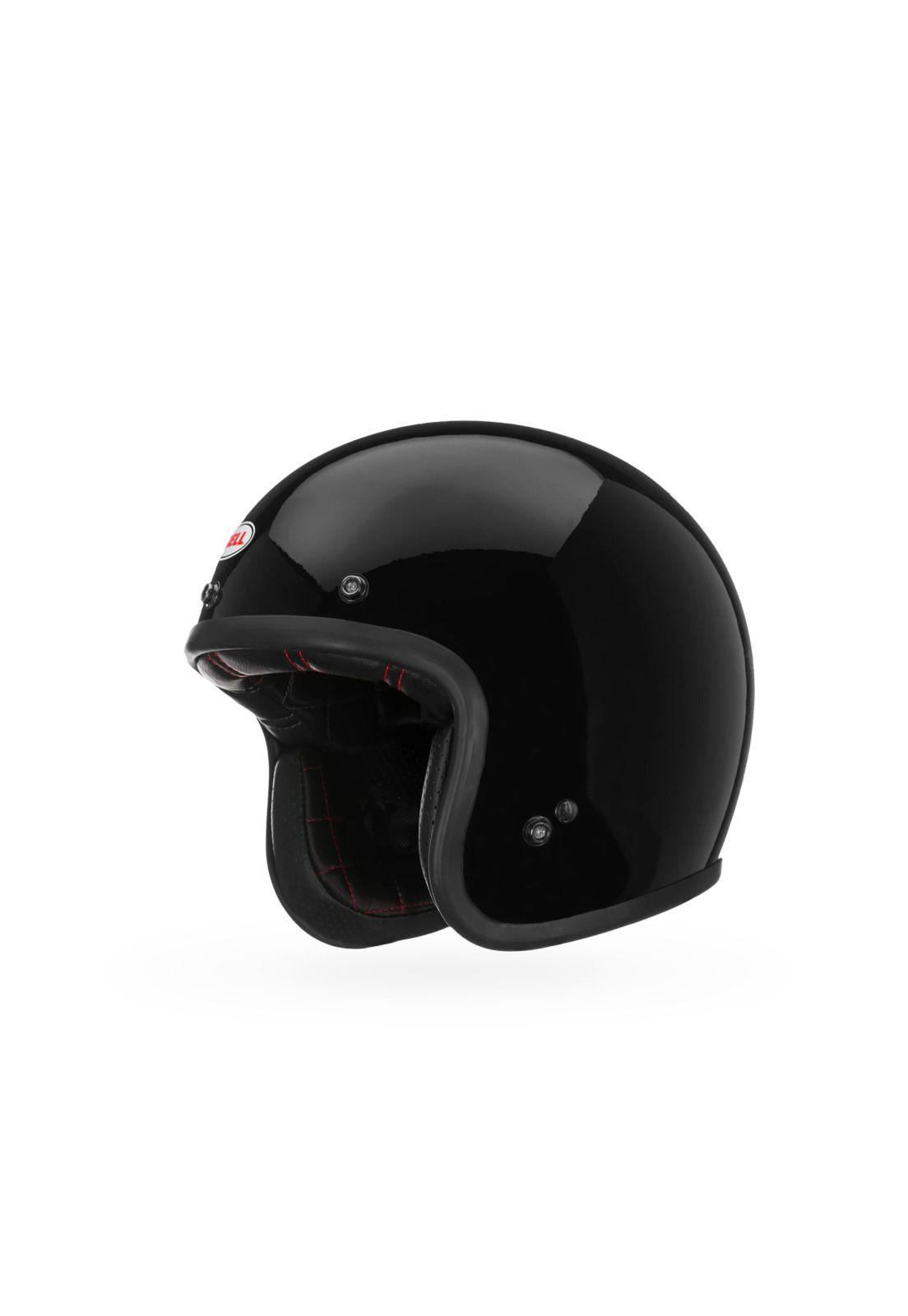 Casco Moto Calle Custom 500 Negro Bell-3