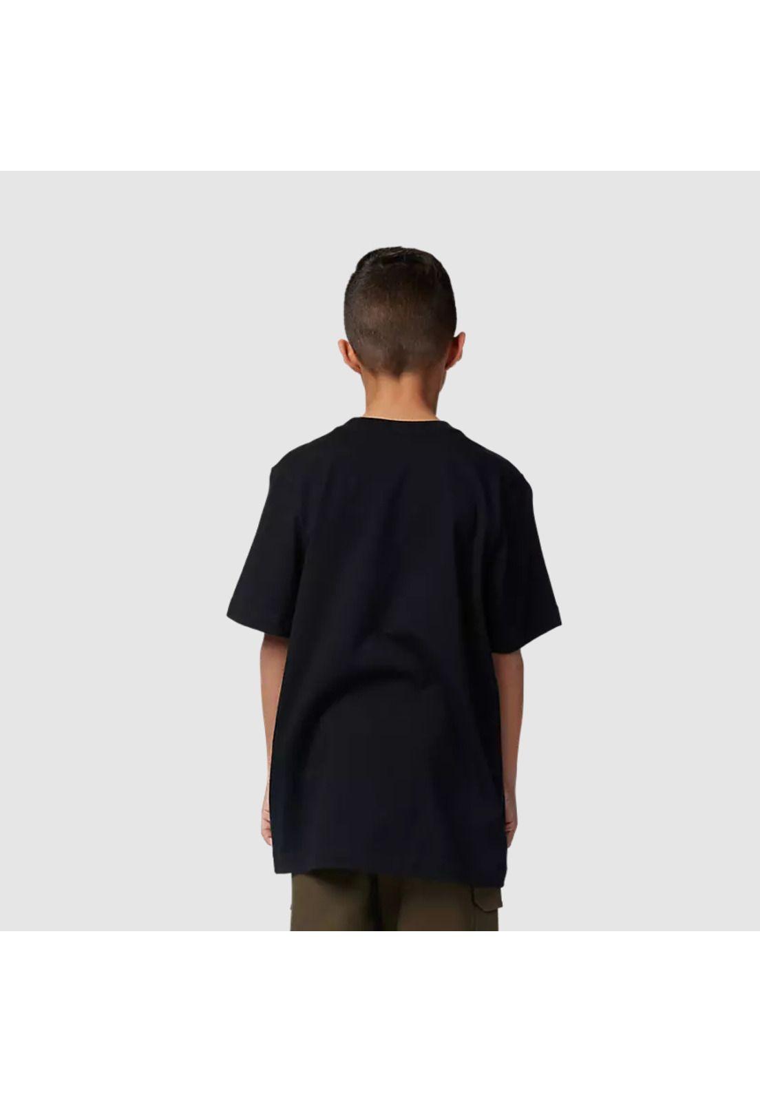 Polera Lifestyle Niño Intrude Premium Negro Fox-1