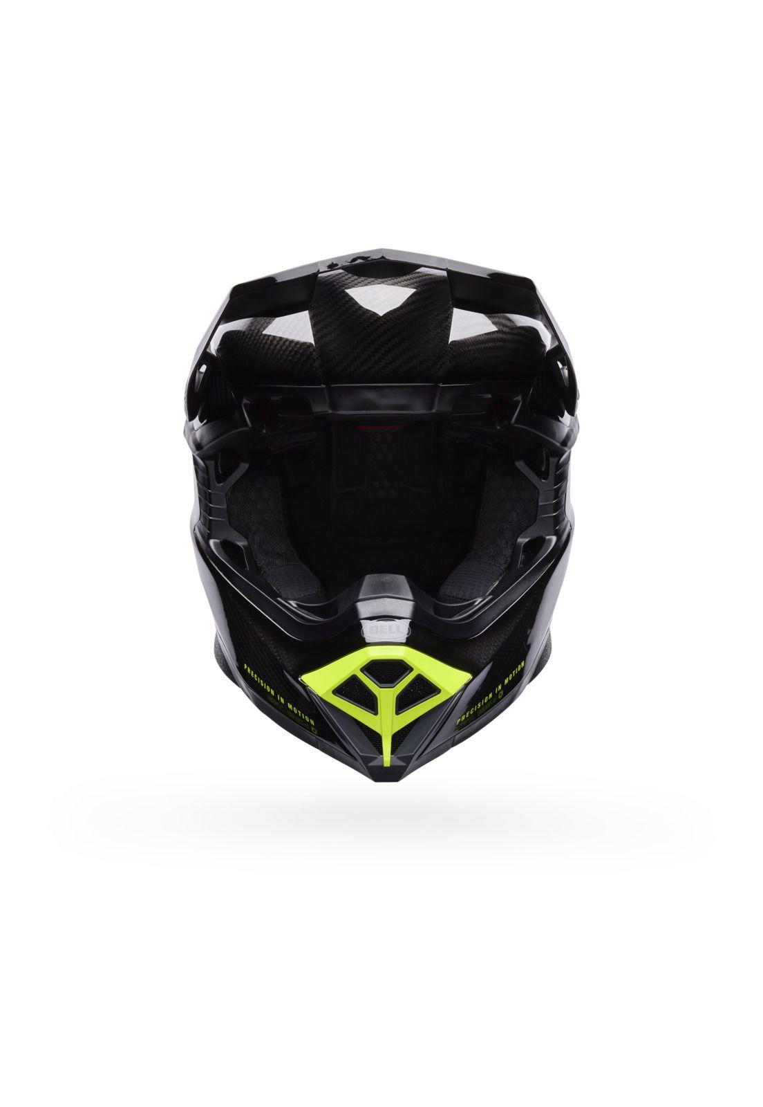 Casco Moto Spherical Moto-10 Gris/Amarillo Bell-2