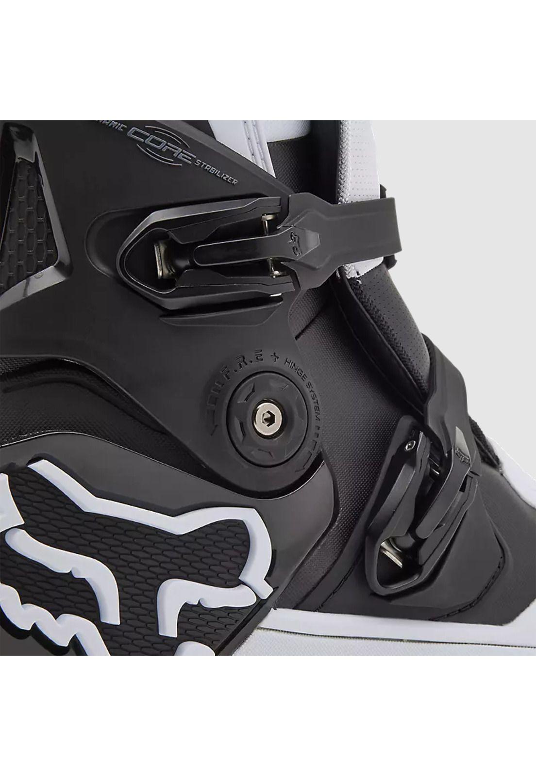 Botas Moto Instinct Blanco/Negro Fox-5