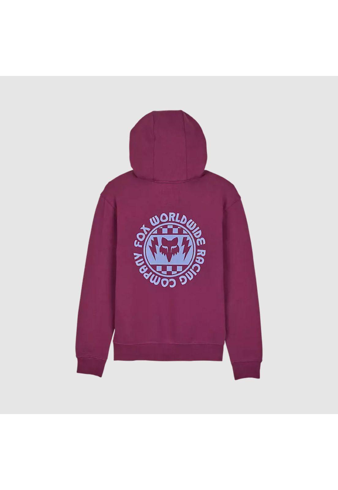 Poleron Lifestyle Mujer Canguro Next Level Morado Fox-1