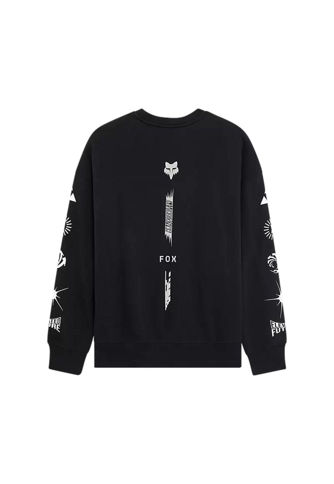 Poleron Lifestyle Oversize Image Cosmo Negro Fox-1