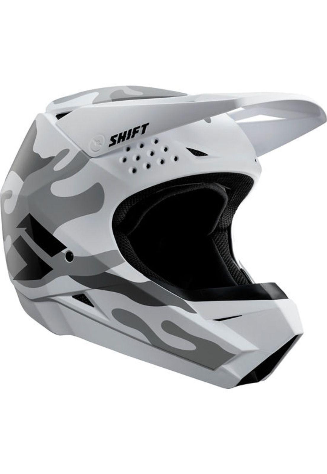 Casco Moto Niño Whit3 Label Camo Blanco Camo Shift-2