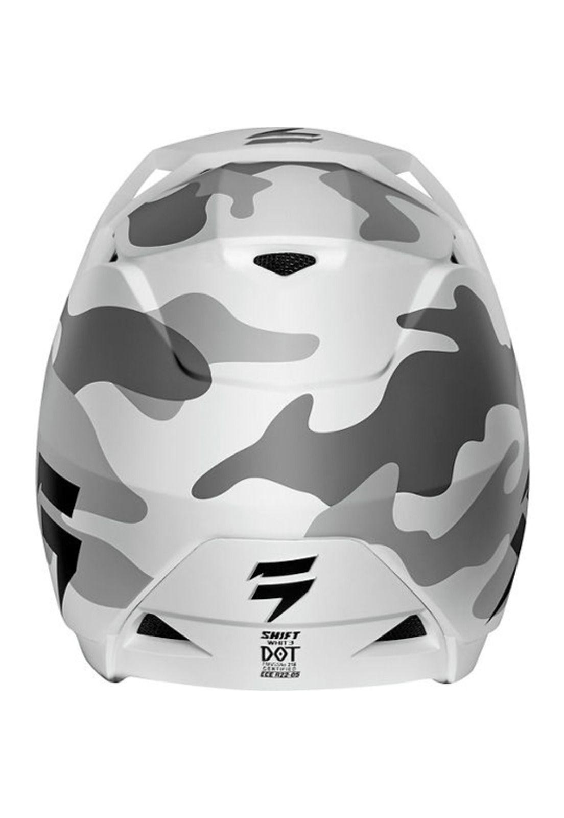Casco Moto Niño Whit3 Label Camo Blanco Camo Shift-4