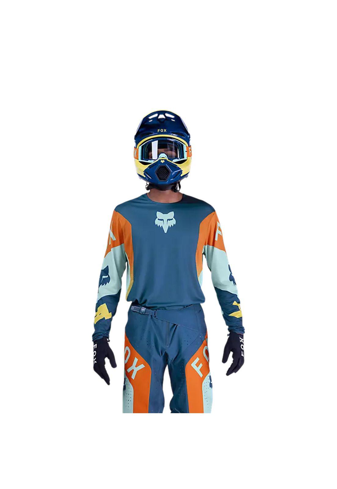 Polera Moto 360 Tine Azul Fox-2