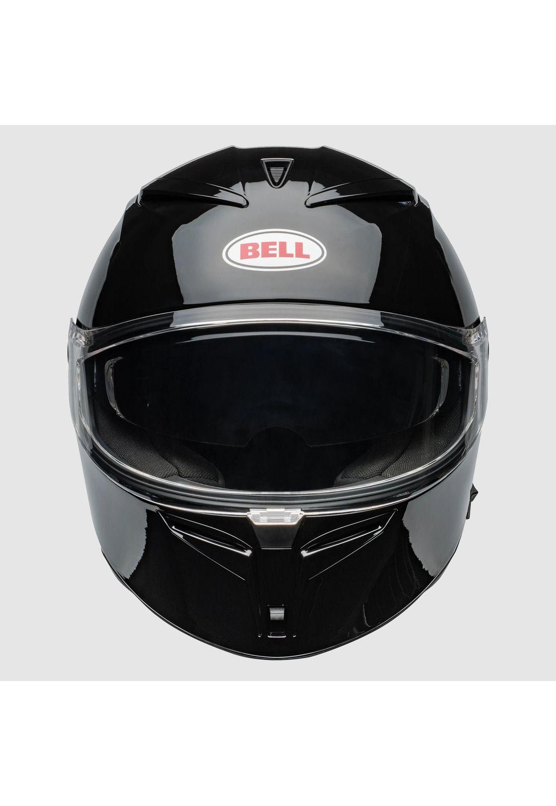Casco Moto Calle Lithium Solid Negro Mate Bell-2