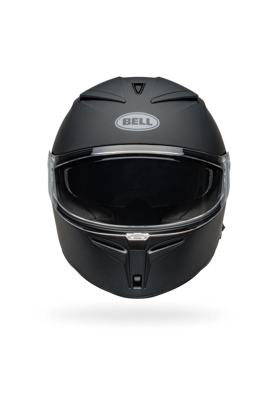 Casco Moto Calle Lithium Solid Negro Mate Bell-2