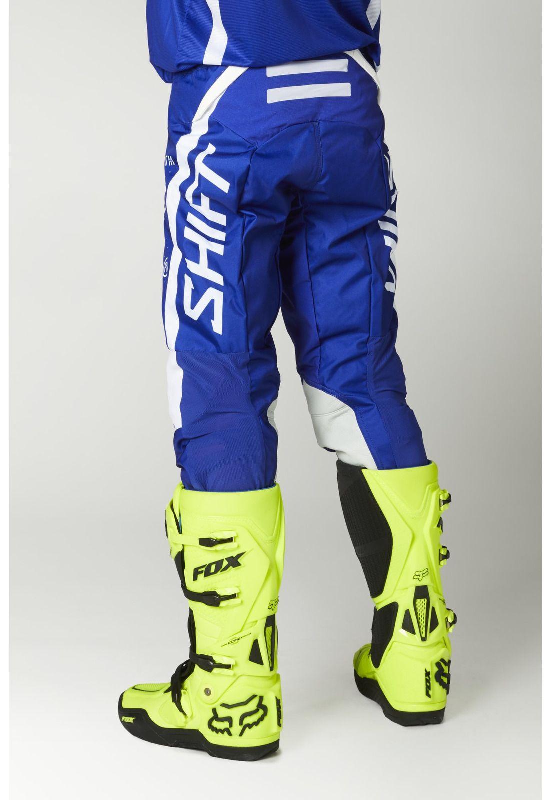 Pantalon Moto 3Lack Label Curv Azul Shift-4