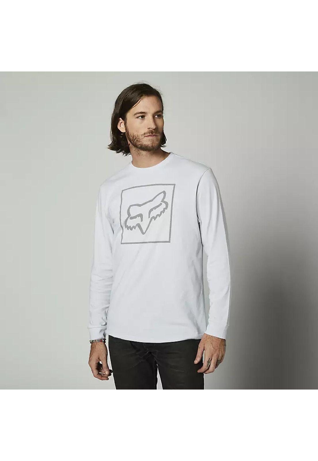 Polera Lifestyle Manga Larga Off Tilter Blanco Fox-0