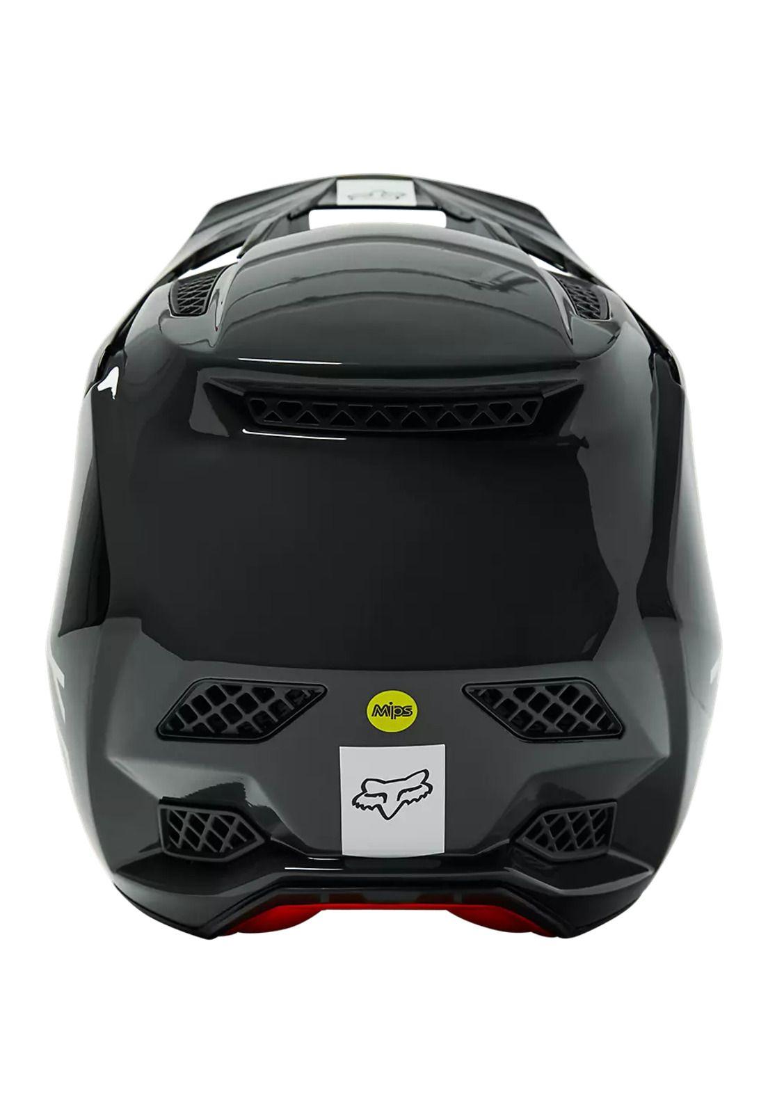Casco Bicicleta Rampage Pro Carbon Mips™ Fuel Negro/Naranjo Fox-3