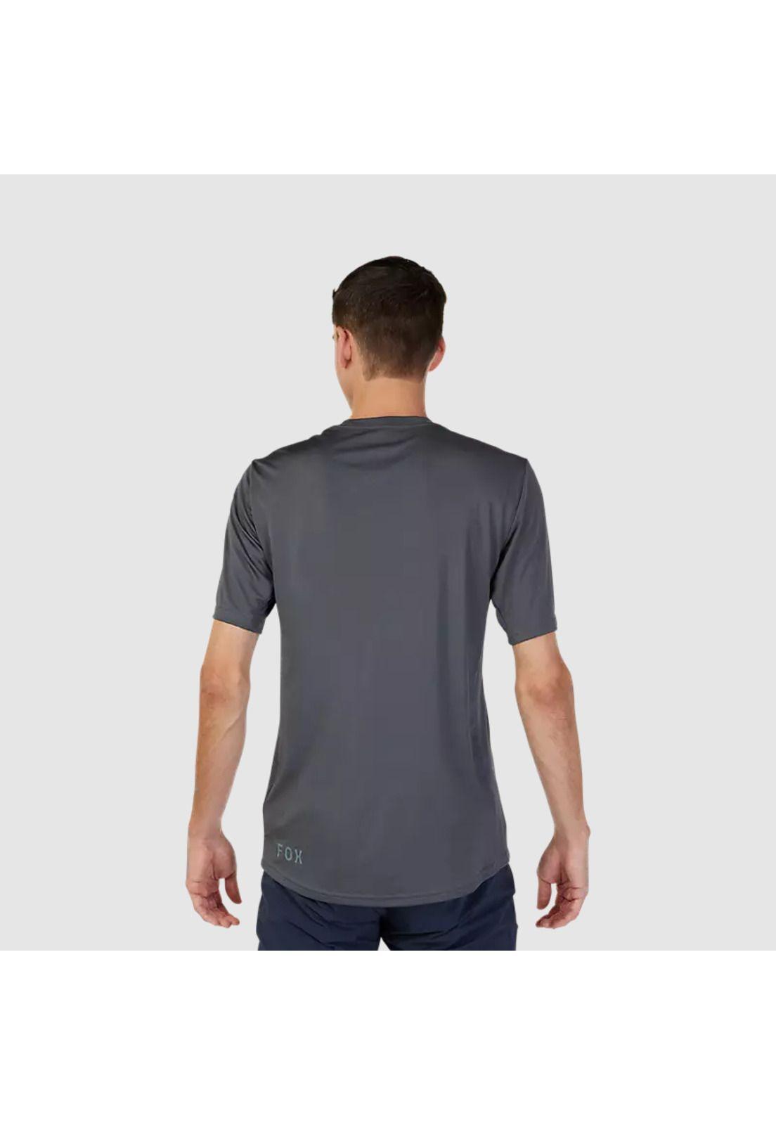 Polera Bicicleta Ranger Lab Head Gris Oscuro Fox-2