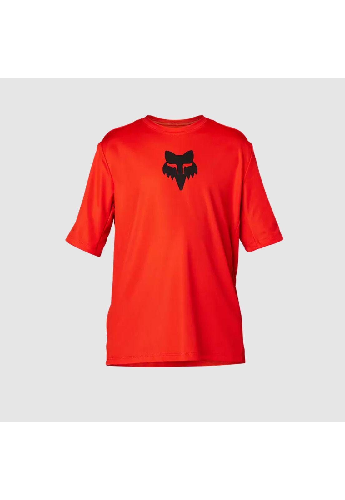 Polera Bicicleta Niño Ranger Rojo Fox-0