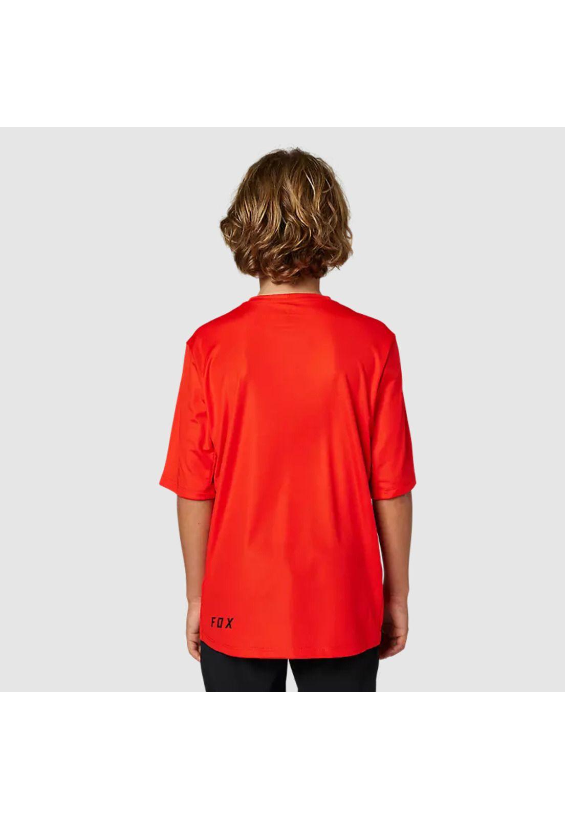 Polera Bicicleta Niño Ranger Rojo Fox-2