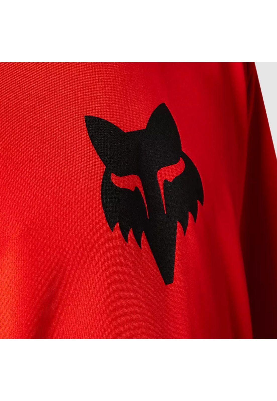 Polera Bicicleta Niño Ranger Rojo Fox-4