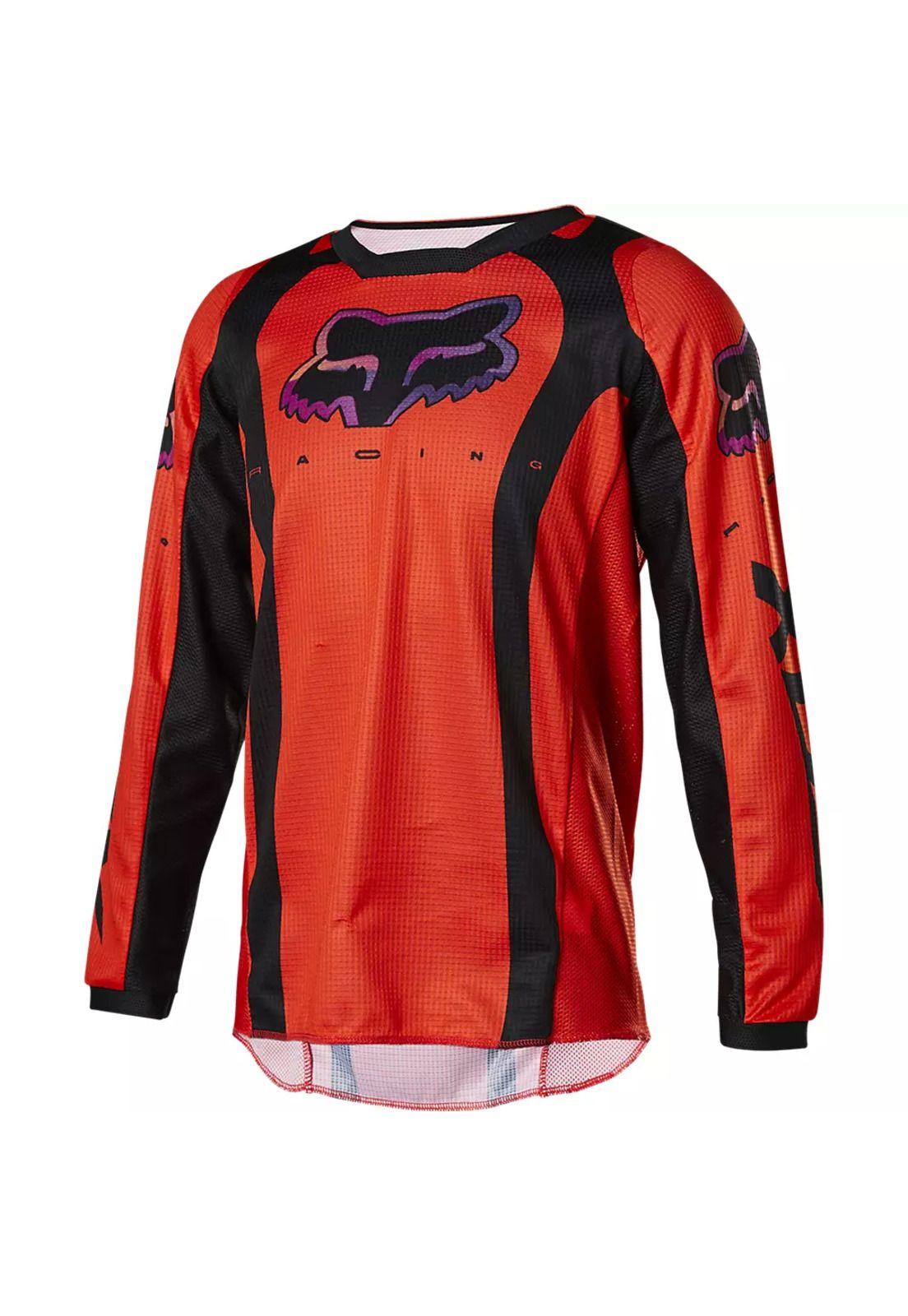 Polera Moto Niño 180 Venz Rojo Fox-1